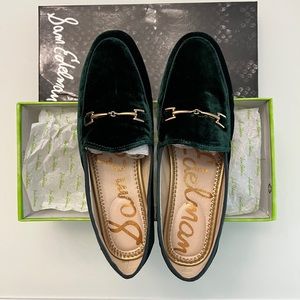 Sam Edelman Loraine Loafers Velvet Green sz 6.5